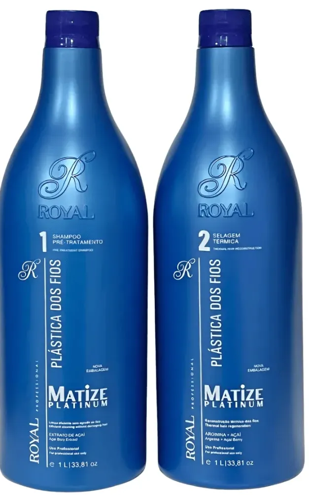 Royal Plastica dos Fios Matize Blond Keratin Kit 2 x 1000 ml
