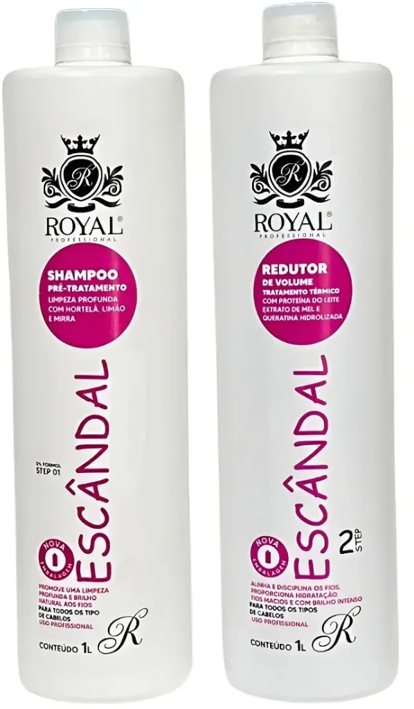 Royal Escandalo Keratin Smoothing Kit 2 x 1000 ml