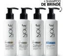 Camouflage Medium + Light + Perola Toner Set with Shampoo 4 × 140 ml — Nouê