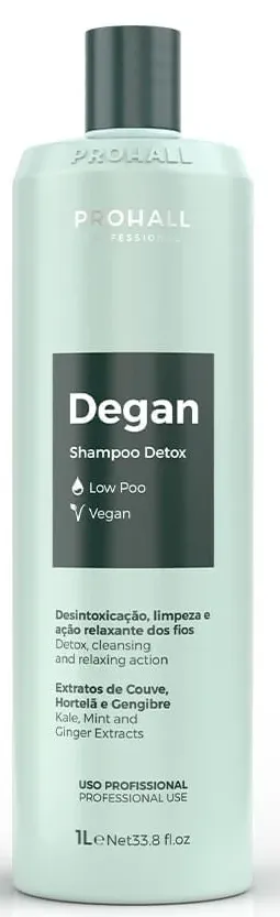 Degan Low Poo Vegan Detox Shampoo 1 L — Prohall