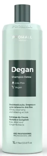 [PROHALL.58] Degan Low Poo Vegan Detox Shampoo 1 L — Prohall