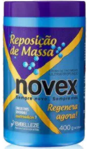 [000152000021] Superfood Mask NOVEX REPOSICAO DE MASSA 400 gr, Kit of 5 pcs