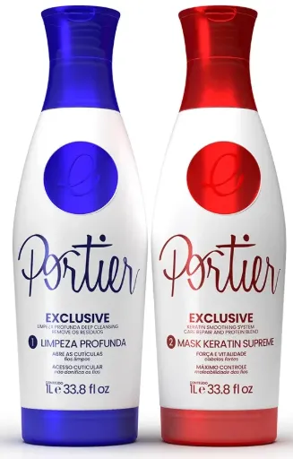[10490] Exclusive Keratin Smoothing Kit 2 × 1 L — Portier