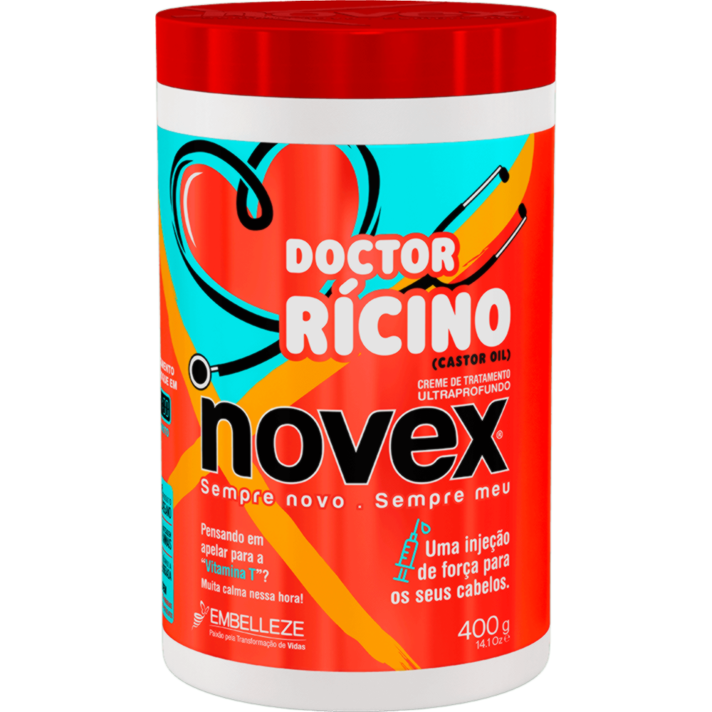 [670534000021] Суперфуд Маска NOVEX DOCTOR RICINO 400gr,  набор 5 шт
