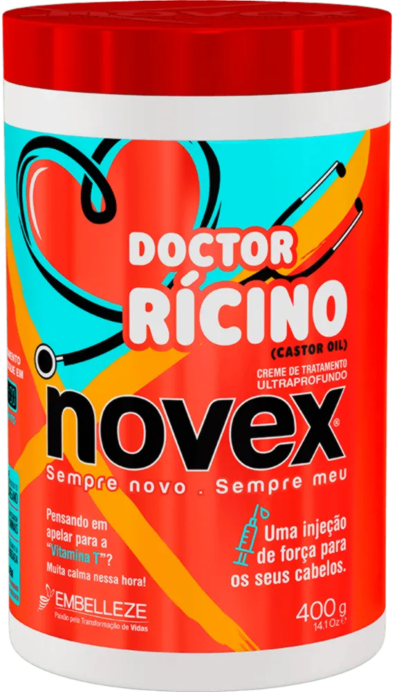 Superfood Mask NOVEX DOCTOR RICINO 400gr, Kit of 5 pcs