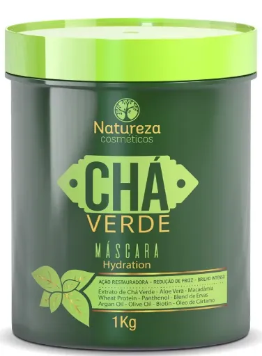 Увлажняющая маска для волос Chá Verde 1 кг — Natureza Cosméticos