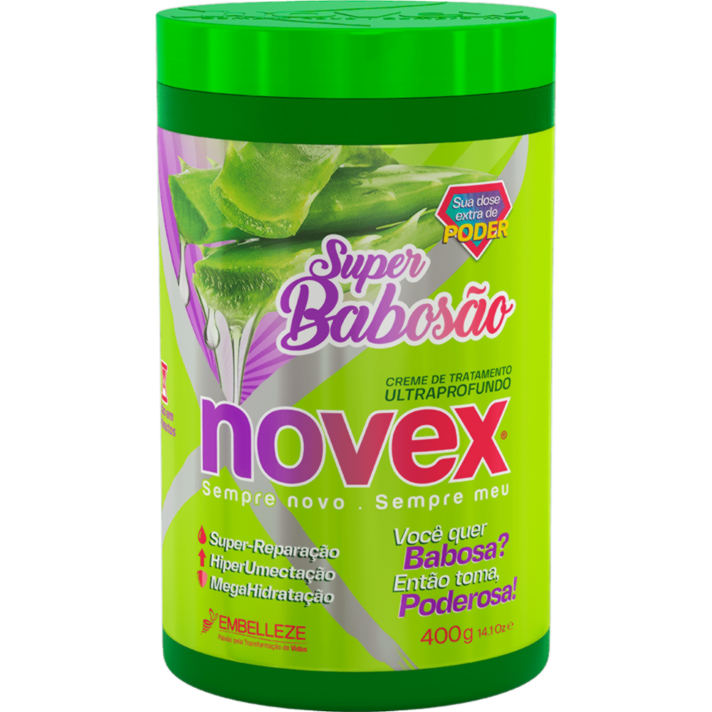 [670443000021] Суперфуд Маска Novex Super Babosão 400gr, набор 5 шт