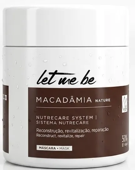 Ультра Увлажняющая маска для домашнего ухода от De Let Me Be Macadamia Nature Care 250g