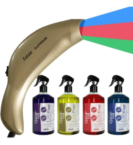 [42140238674] Set for Nanovertization Photon Lizze (three-color) + 4 Nano Fixatives from Qatar (500ml*4)