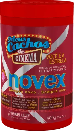 [248000021] Superfood Mask NOVEX Meus Cachos de Cinema 400gr, Kit of 5 pcs