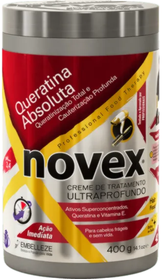 [000156000021] Суперфуд Маска NOVEX Queratina Absoluta 400gr  ( набор 5 шт)