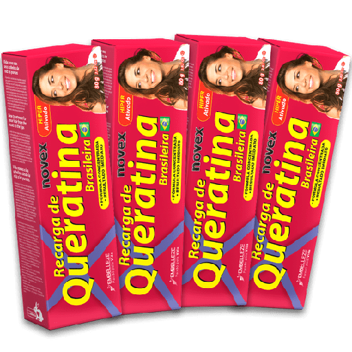 [00016800001] Set from NOVEX 4 pcs Recarga de Keratin Brasileira KIT 80gr*4 pcs