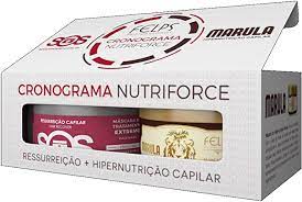 [FP0280] FELPS CRONOGRAMA NUTRIFORCE S.O.S. 300GR + MARULA 300GR