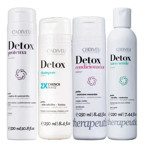 [54727] Set of Detox and Scalp Peeling 4 Steps from Cadiveu (250*2,320,220 ML)