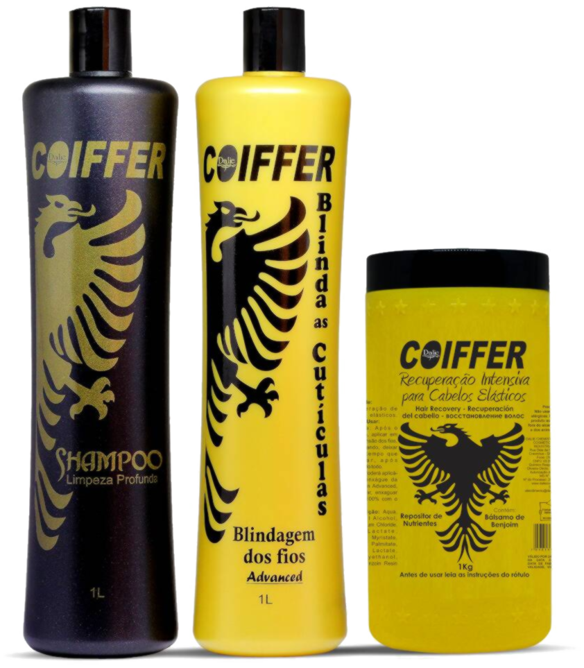 [3173] Nanoplasty set COIFFER BLINDAGEM ADVANCED 1000/1000/1000 ml for hair