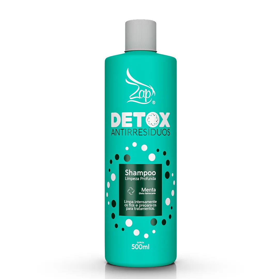 [Z-1U-SHDM-0500-M] Ментоловый Шампунь DETOX MENTA 500ML - ZAP COSMÉTICOS
