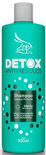 [Z-1U-SHDM-0500-M] Menthol Shampoo DETOX MENTA 500ML - ZAP COSMÉTICOS