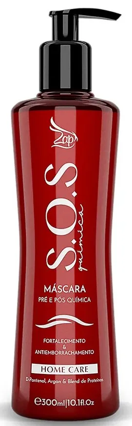 [Z-1U-SOSQ-0300-M] Quick action care mask before and after chemical use S.O.S QUÍMICA -- 300ML - ZAP COSMÉTICOS