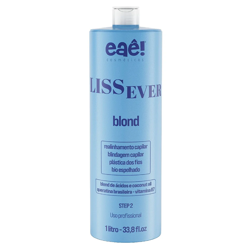 Нанопластика LissEver Blond 1 Litro - Eaê! Cosméticos