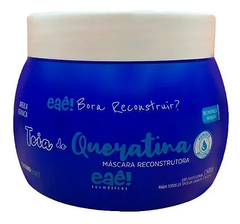 Keratin replenishing mask Teia de Keratin 500g - Eaê! Cosméticos