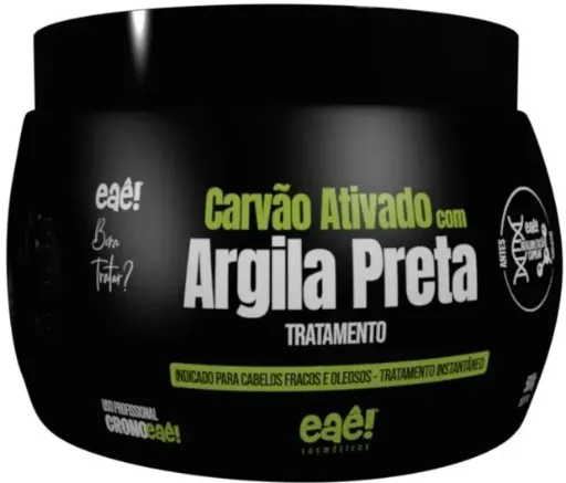[127] Детокс- маска  Carvão Ativado 500g - Eae Cosméticos