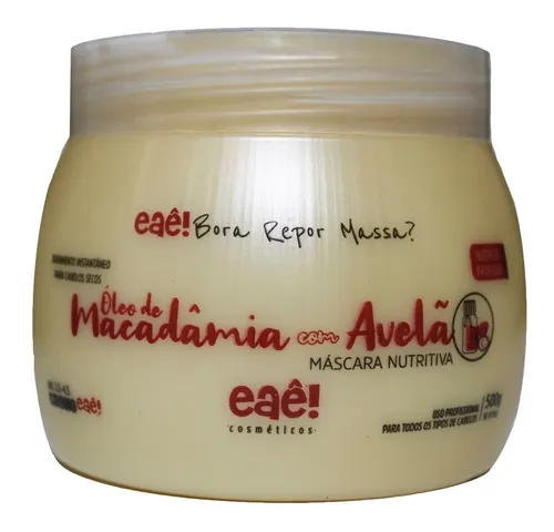 [NZGXE67A7] Питательная маска  Macadâmia Com Avelã 500g - Eae Cosméticos