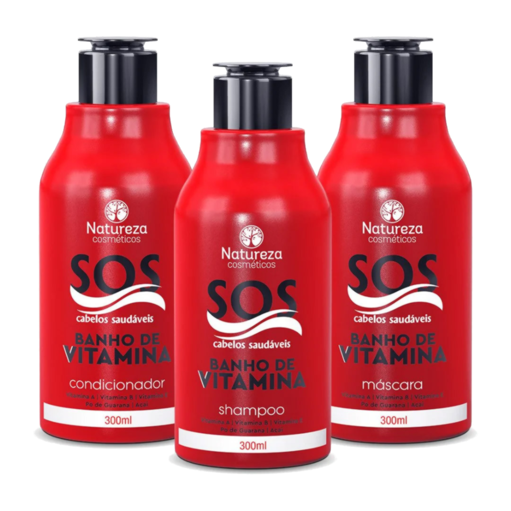 Набор для домашнего ухода  Sos Vitamina от  Natureza  3x300ml