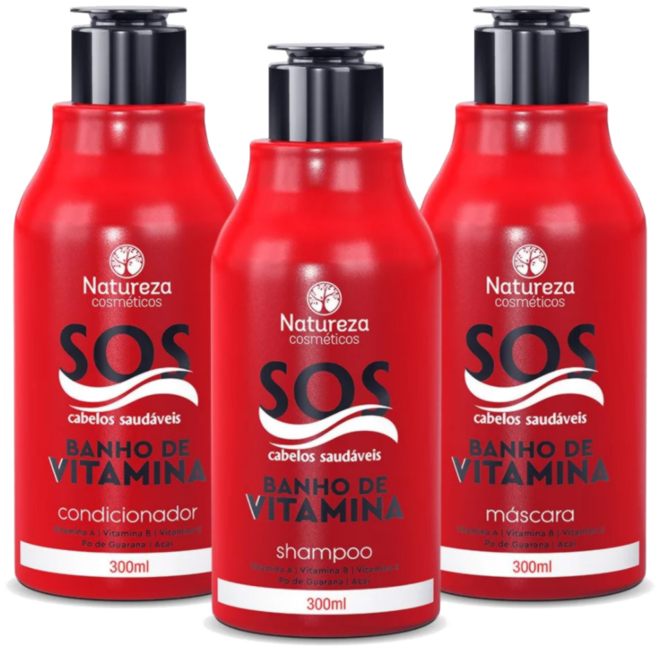 [NATSOS] Набор для домашнего ухода  Sos Vitamina от  Natureza  3x300ml