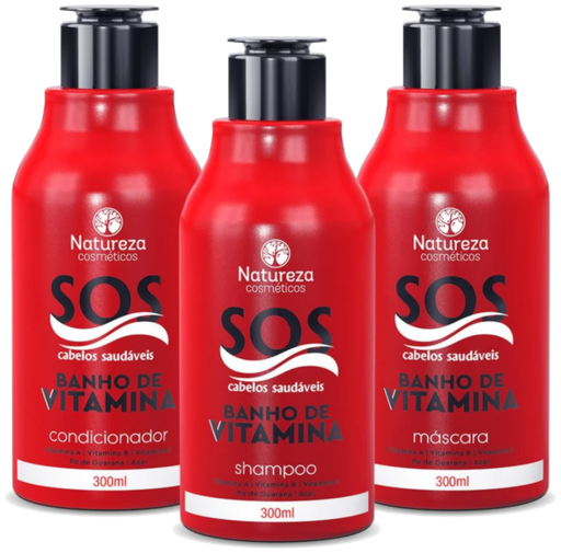 [NATSOS] Home care set Sos Vitamina from Natureza 3x300ml