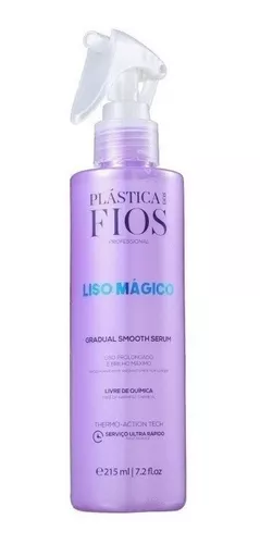 Thermoactive hair straightening serum Cadiveu Liso Mágico Plastica Dos Fios De 215ml 215g