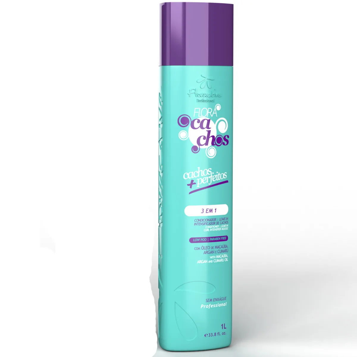 [0146] Curly hair care product 3 EM 1 (CONDITIONER, MASK and LEAVE-IN) PROFISSIONAL FLORA CACHOS by FLORACTIVE 1 LITRO