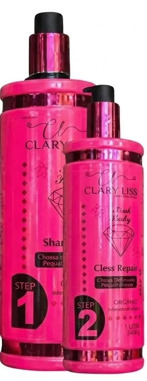 Nanoplasty for blonde Pink Ruby from Clary Liss, 2*1l