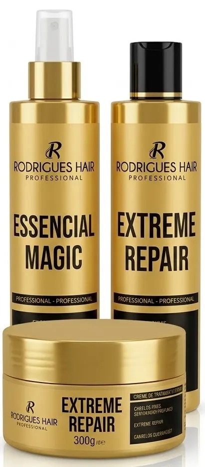Восстанавливающий Комплекс для домашнего Ухода EXTREME REPAIR от Rodrigues Hair,300ML*3