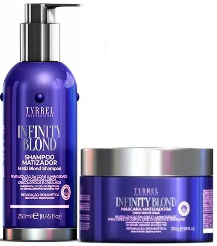 [7893595975463] Набор Матизатор для блонда  Infinity Blond Tyrrel 250ml*2