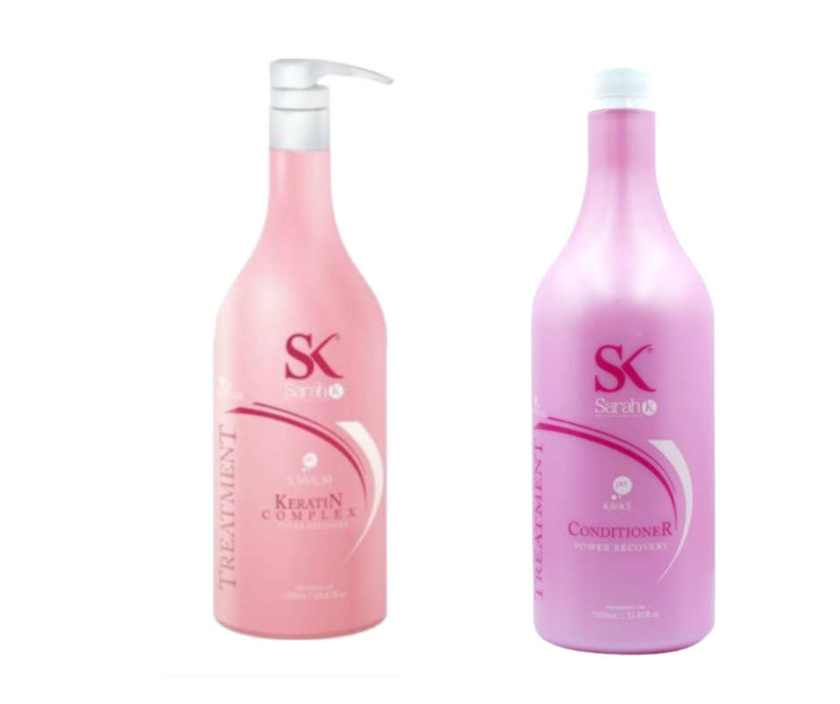 [CONSARAHK] Холодная Каутеризация волос SOS KERATIN+Conditioner от Sarah K, 2L