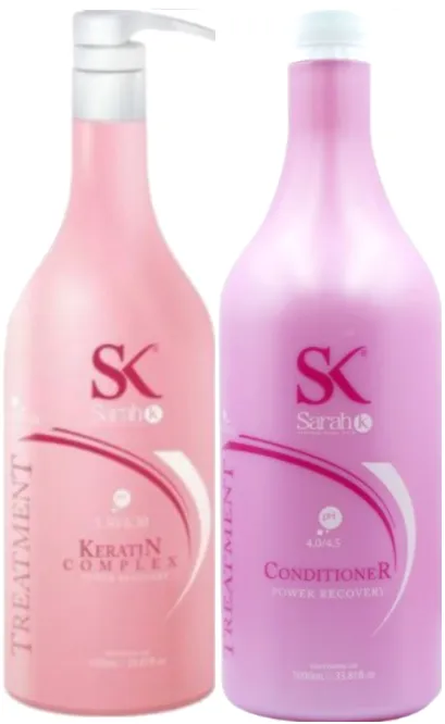 [CONSARAHK] Cold Cauterization of hair SOS KERATIN+Conditioner from Sarah K, 2L