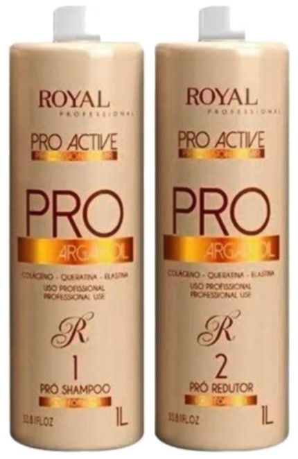 Keratin Pro Argan Oil from Royal Profissional, 2*1l