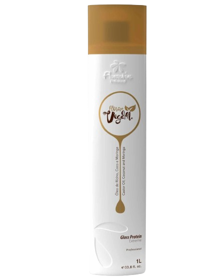 [FLVEGLPRCO1L] Нанопластика FLORACTIVE FLORA VEGAN GLOSS PROTEIN= WORLD ONE, 1L