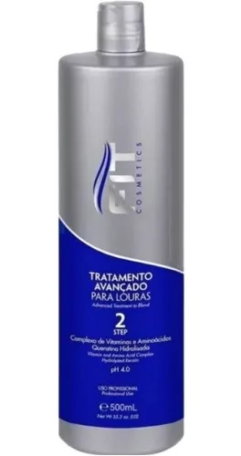 Keratin for blonde Tratamento Avançado P/loiras Fit Cosmetics*500ml
