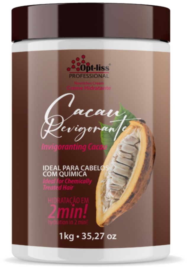 [CACAU2MINOPT] OPT LISS Ультробыстро Увлажняющая маска Cacau 2min 1kg