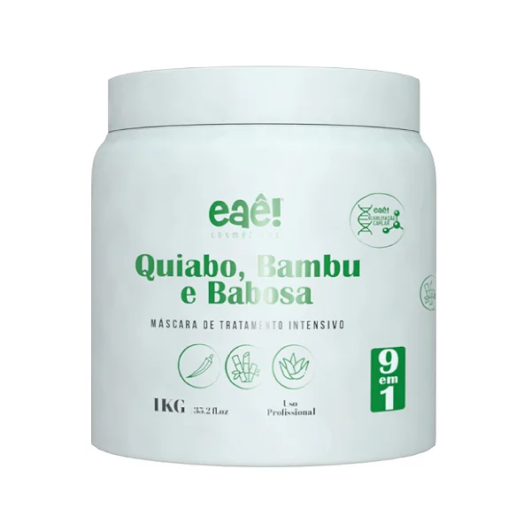 [2CRNTXQMD] Care mask Okra, Bambu e Babosa, EAE 1kg