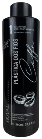 [0000000007474] Deep Cleansing Shampoo PLASTICA DOS FIOS CAFÈ from Royal Cosmeticos, 1l