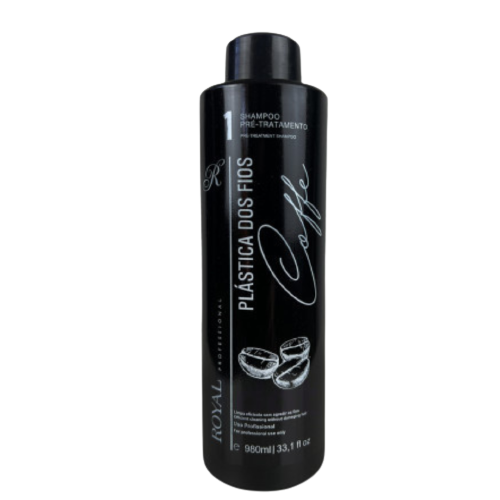 [0000000007474] Deep Cleansing Shampoo PLASTICA DOS FIOS CAFÈ from Royal Cosmeticos, 1l