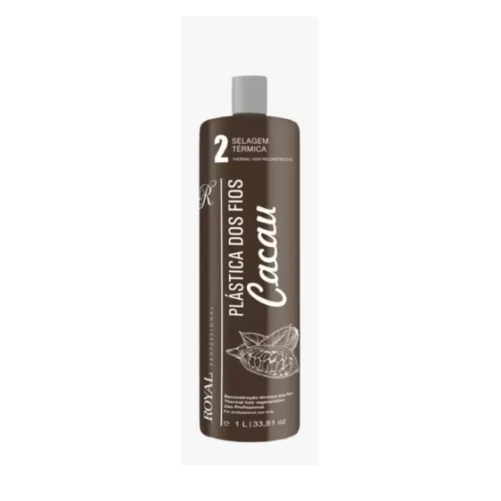 [7504] Keratin PLASTICA DOS FIOS CACAU from Royal Cosmeticos, 1l