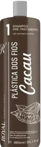 [0000000007498] Deep Cleansing Shampoo PLASTICA DOS FIOS CACAU from Royal Cosmeticos, 1l