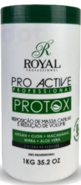 Botox BTXX PROTOX ORGANICO 1 KG 1000g - Royal Professional
