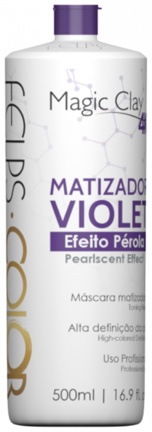 Matizer Felps Color Violet Perola Magic Clay 4K 500mL