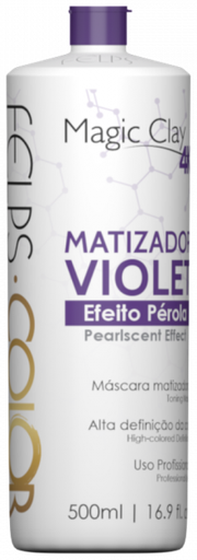 [FP0381] Matizer Felps Color Violet Perola Magic Clay 4K 500mL