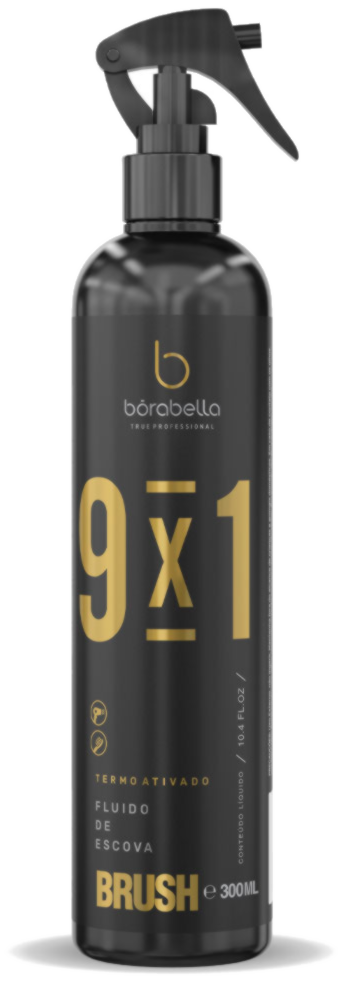 [9EM1] Fluid Thermoprotector Borabella Brush 9 Em 1 Termoativado 300ml