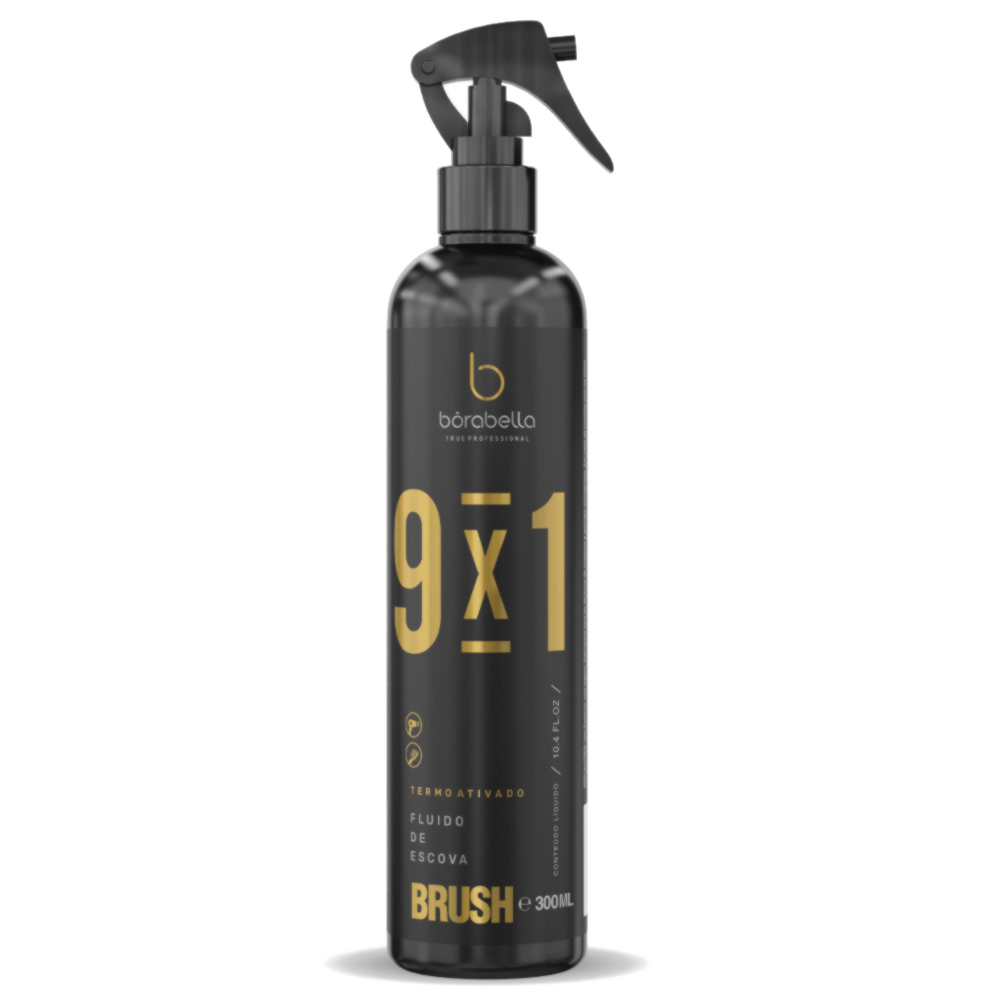 Fluid Thermoprotector Borabella Brush 9 Em 1 Termoativado 300ml